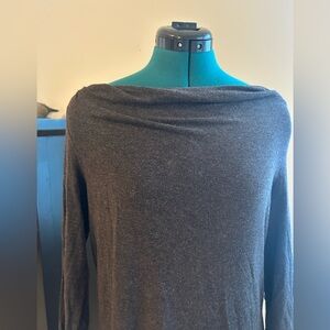 Eileen Fisher Dark Gray Long Sleeve Dress Size XS